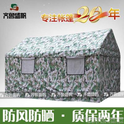 打造全能防護空間 濟南齊魯帆布帳篷廠定制戶外加厚棉施工帳篷評析